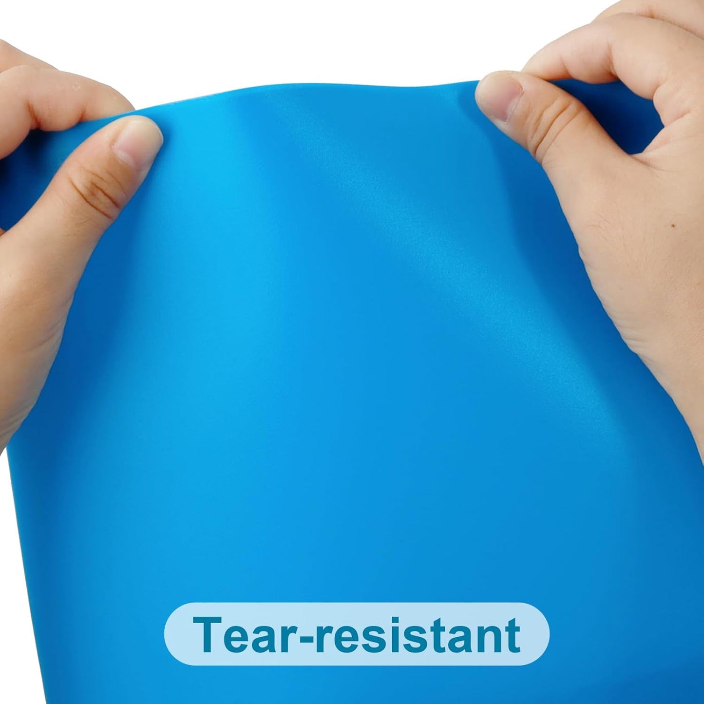 Plastic Folders with Pockets,2-Pocket Poly Folders Holds 8-1/2" x 11" Paper for School/Office/Home (Lake Blue, 12-Pack)