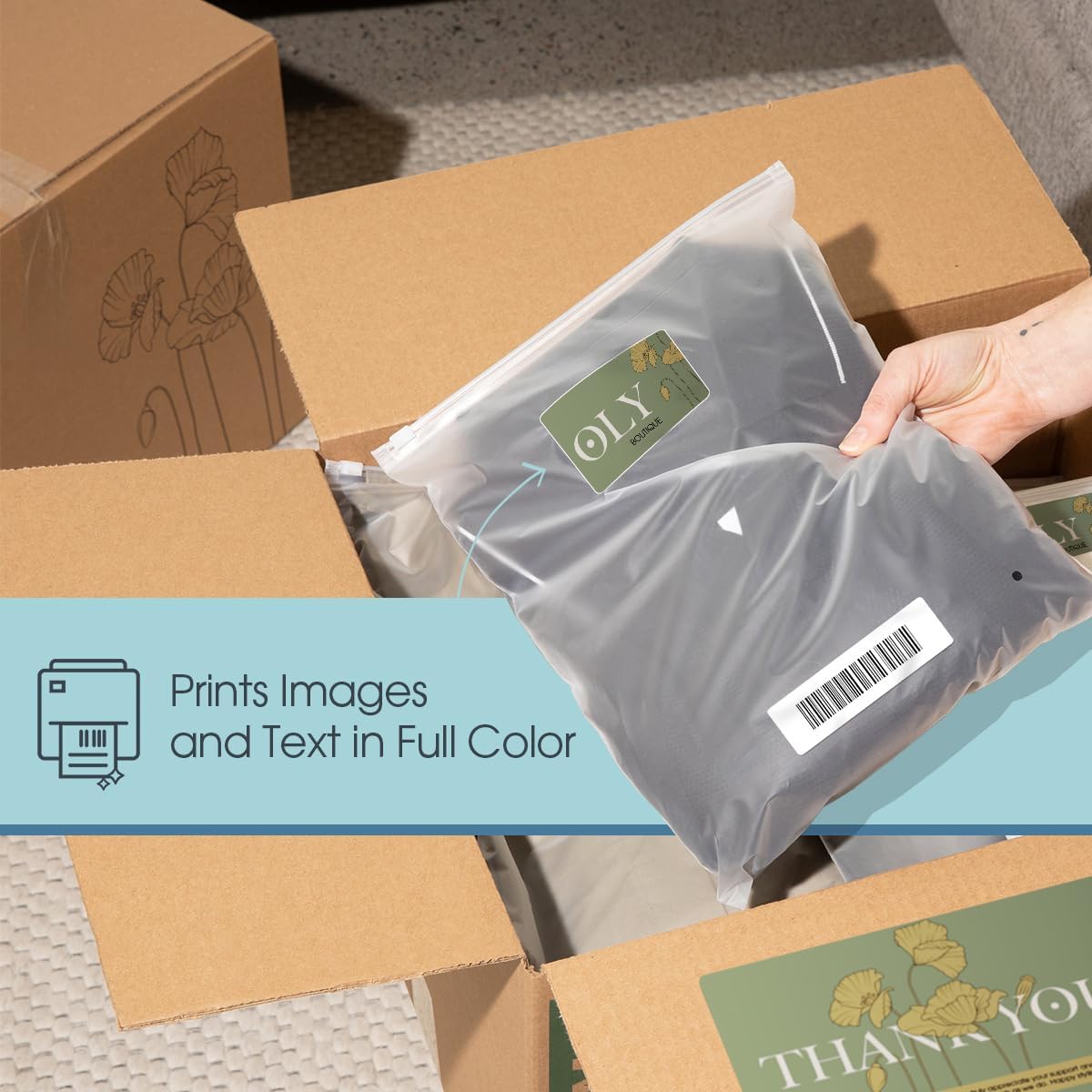 2" X 5" Matte White Shipping Labels Compatible with Inkjet and Laser Printers - 250 Sheets, 2000 Printable Paper Stickers for Mailing, Packages, Addresses - Spartan Industrial