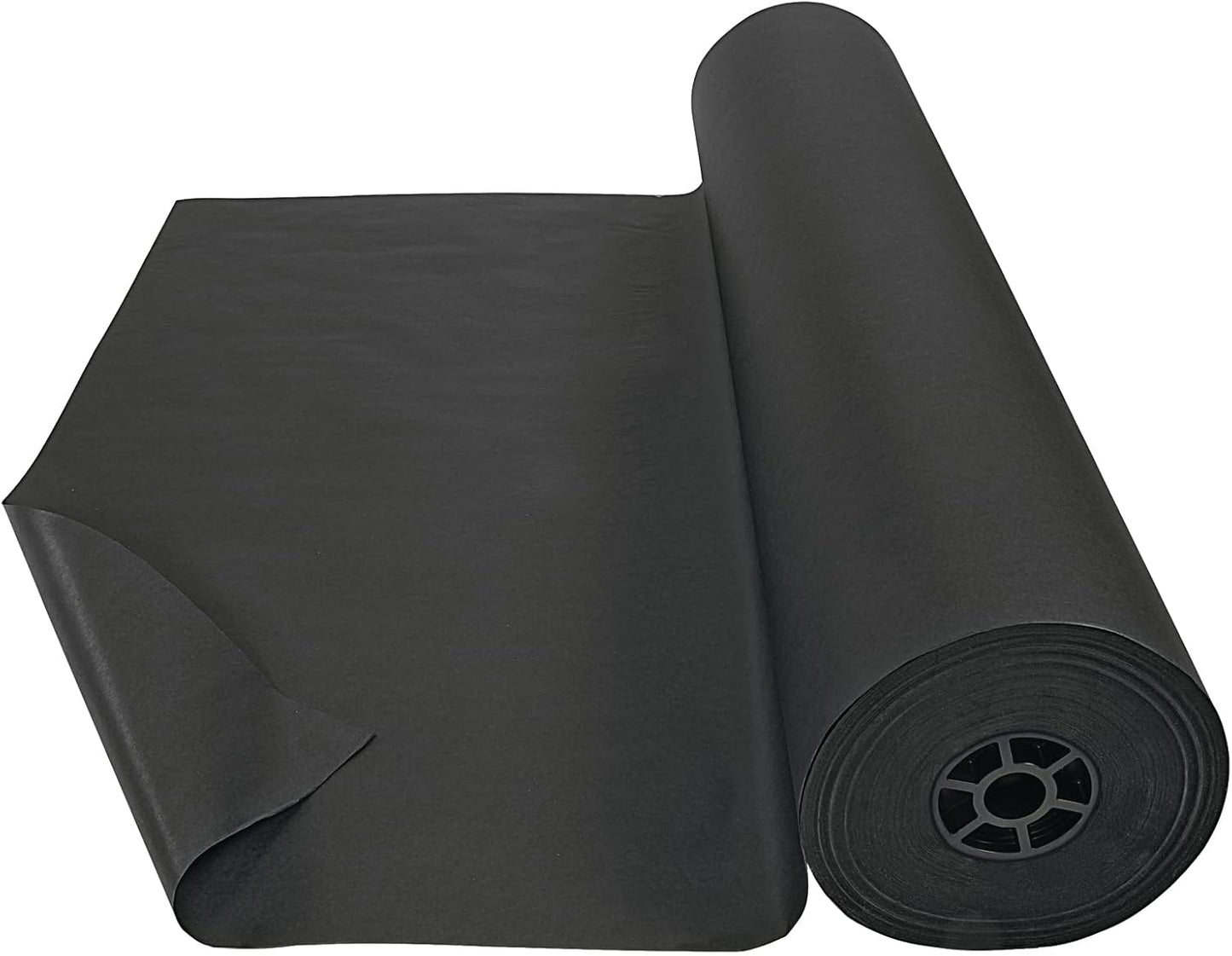 Colorations Dual Surface Paper Roll Classroom Supplies for Arts and Crafts Black (36" x 1000') (Item # DSBK)