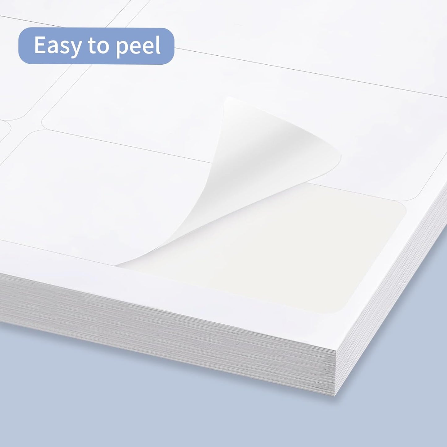 2" x 4" Address Labels Sticker Paper for Laser/Ink Jet Printer mailing Labels 8.5"×11" White