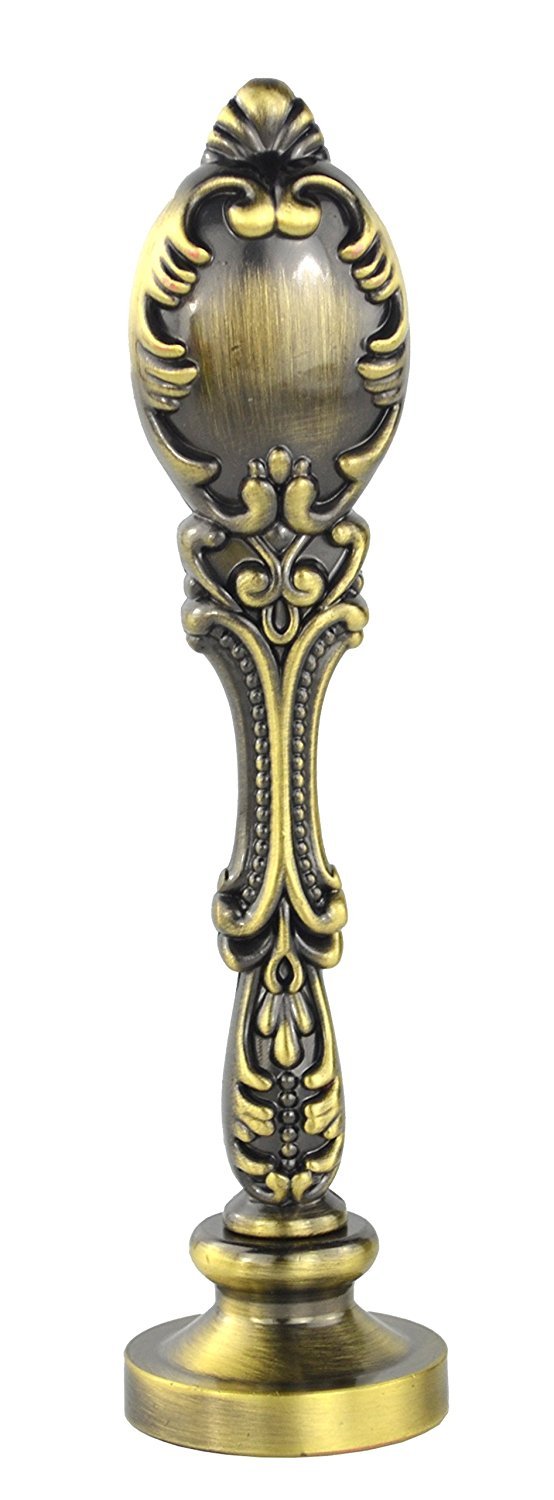 Samyo Creative Romantic Stamp Maker Classic Old-Fashioned Style Brass Color Wax Seal Sealing Stamp Vintage Antique Alphabet Initial Letter Set - (Letter O)