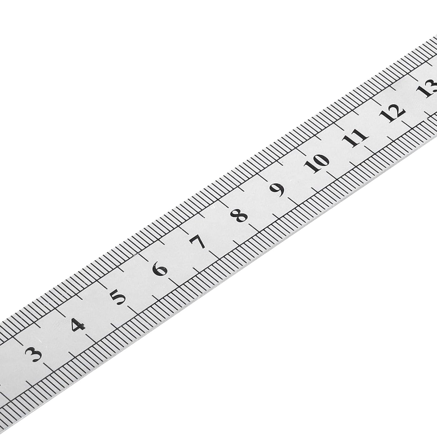 60 PCS 6 Inch Stainless Steel Ruler Bulk with Inch and Metric Scale, Straight Edge Metal Rulers Measuring Tool for Measuring