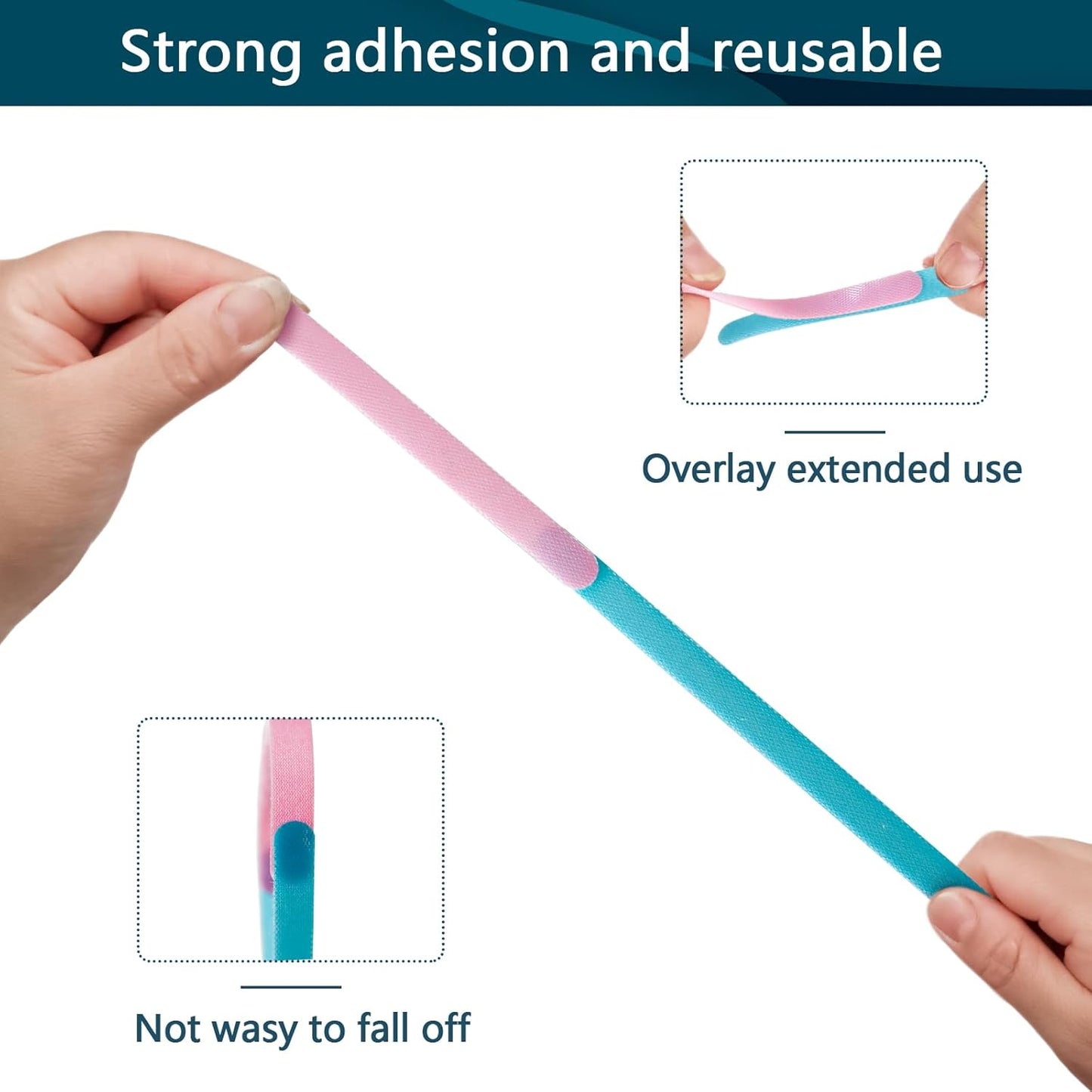 50PCS 6 Inch Reusable Cable Ties,Adjustable Cable Management,Cord Organizer,Cable Organizer,Multi-Purpose Wire Ties(Multi-color)