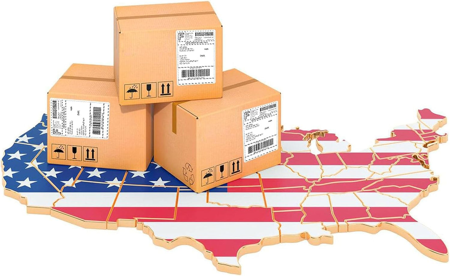 8.5" x 11" Sticker Paper for Inkjet Printers - 500 Sheets Full Sheet Shipping Labels Printable Full Page Labels 8.5×11 White Sticker Paper for Laser Printing - Matte