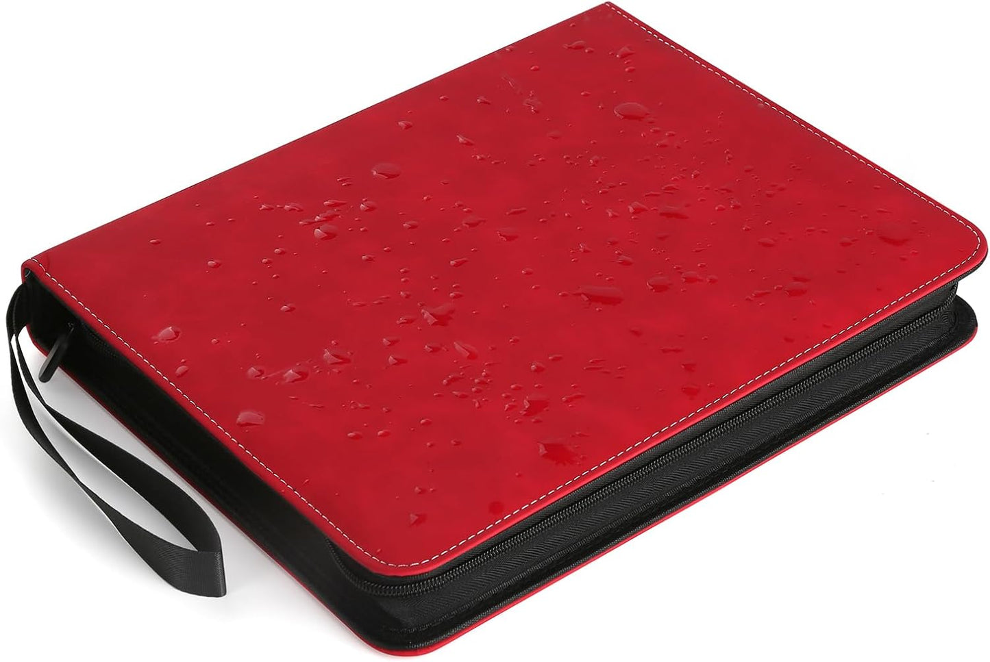 720 Card Binder, Premium Trading Card Binder, 9 Pocket Double Sided Pocket PU Card Collection Binder, Collector Card Album, Card Folder for MTG, TCG, Sports Cards, Game Cards (Red)