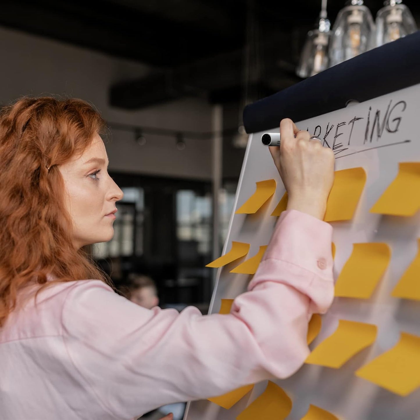 Comix Low Odor Dry Erase Markers, Chisel Tip White Board Markers, 36 Bulk 4 Colors Thick Markers for Kids Teachers