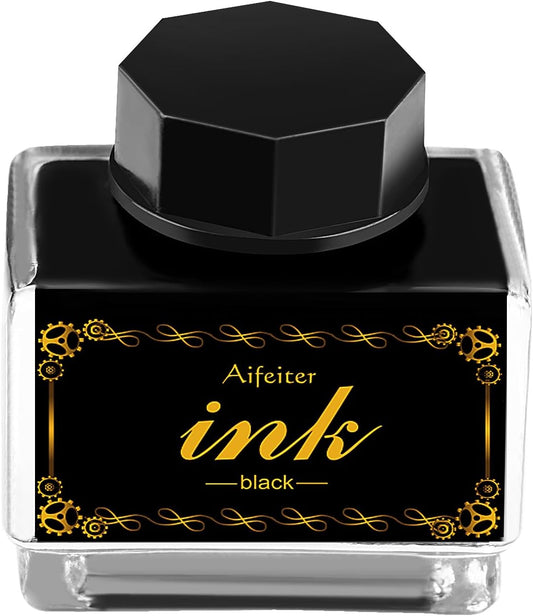 Calligraphy Ink 15 ml Black Ink,Suitable for quill pens Quill dip Pen Calligraphy Pen Drawing Pen,Carbon Free Ink for pens