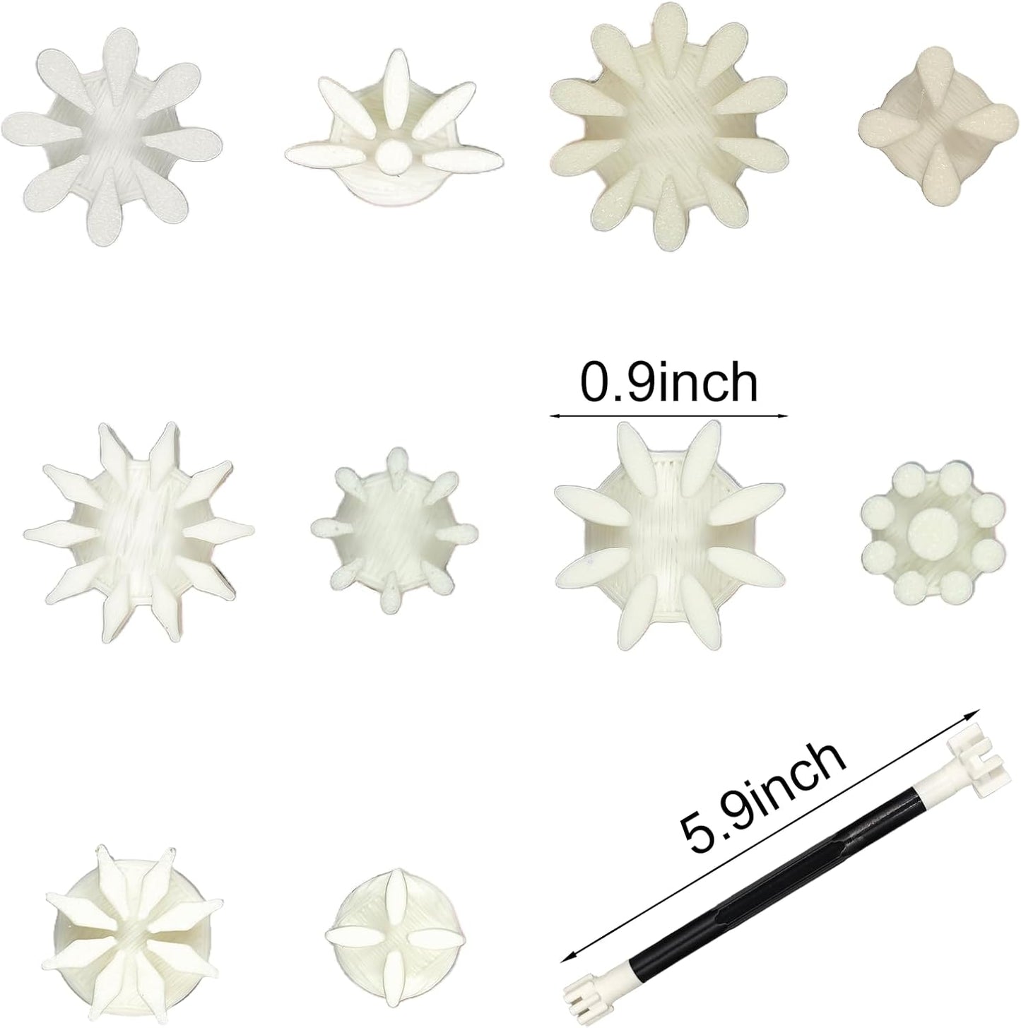 7 Pack Flower Petal Dotting Tools Set, Mandala Dot Art Tools for Rocks Painting, Ceramic & Glass, Includes 20 Different Embossing Tips for DIY Nail Art, Decorating Cakes and Cookies