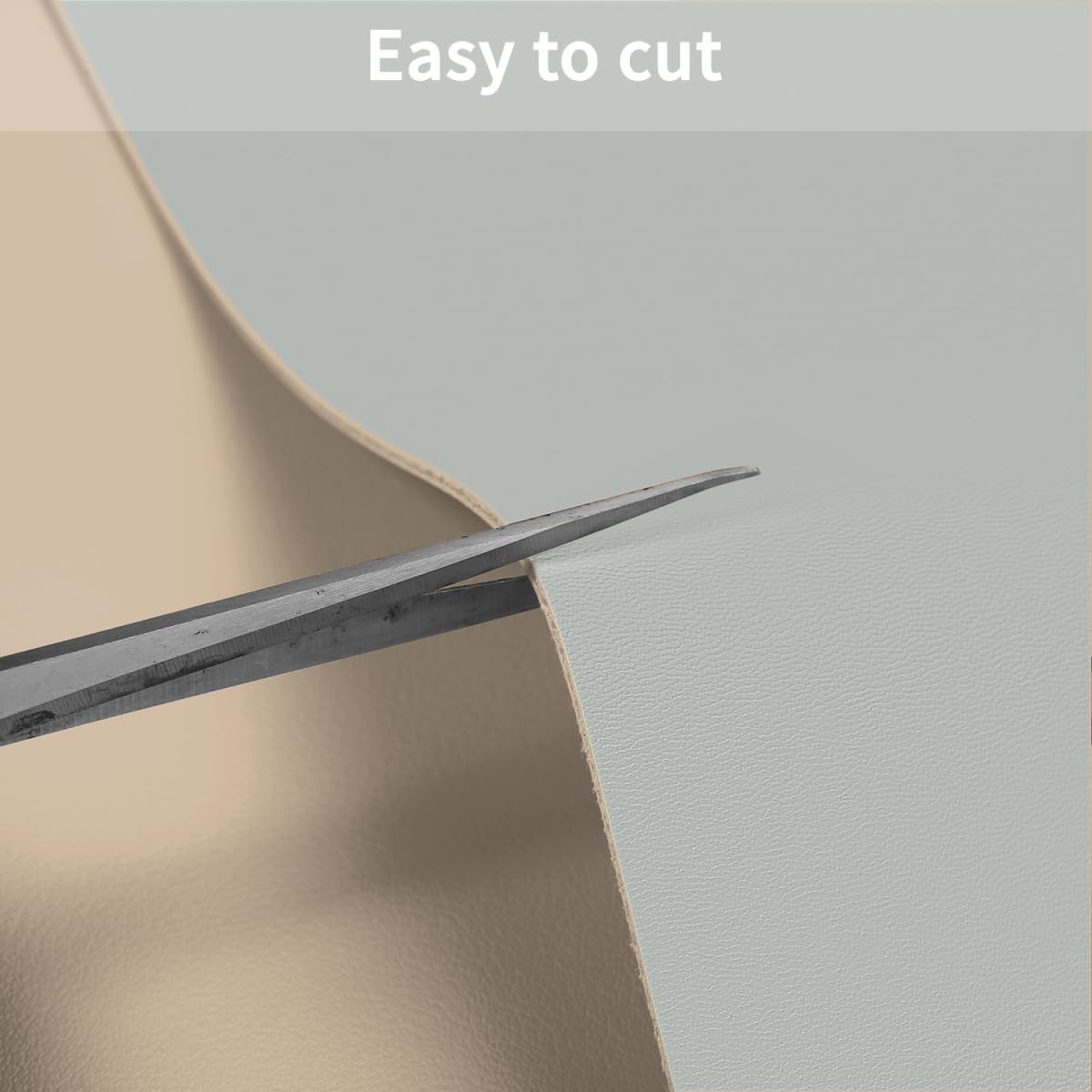 Leather Table Cover,1.8mm Thick,40x40 Inch Table Protector,Table Protector for Dining Room Table,Dining Table Cover,Table Cover Protector.(Light Brown+Gray,40x40)