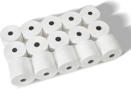 2 1/4" x 150' 1-Ply Bond, 20 Rolls, Compatible with El-1750, 1801, P23, XE, A155, A152, A150, A130, ERC 340, 380, 322, ER 250, 220, CBM200, CBM 510, 520, 530, 531, and More