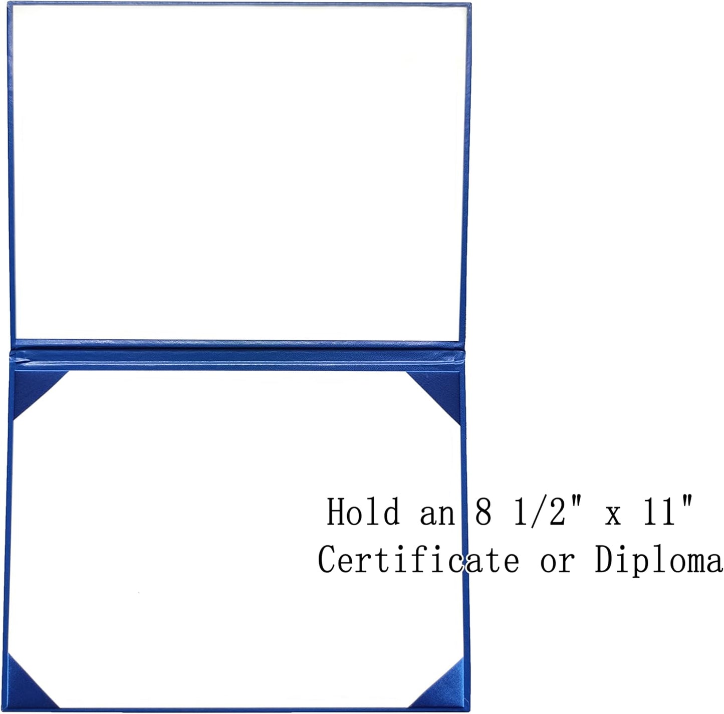 20 PCS Smooth Diploma Certificate Cover 8 1/2" x 11" Royal Blue