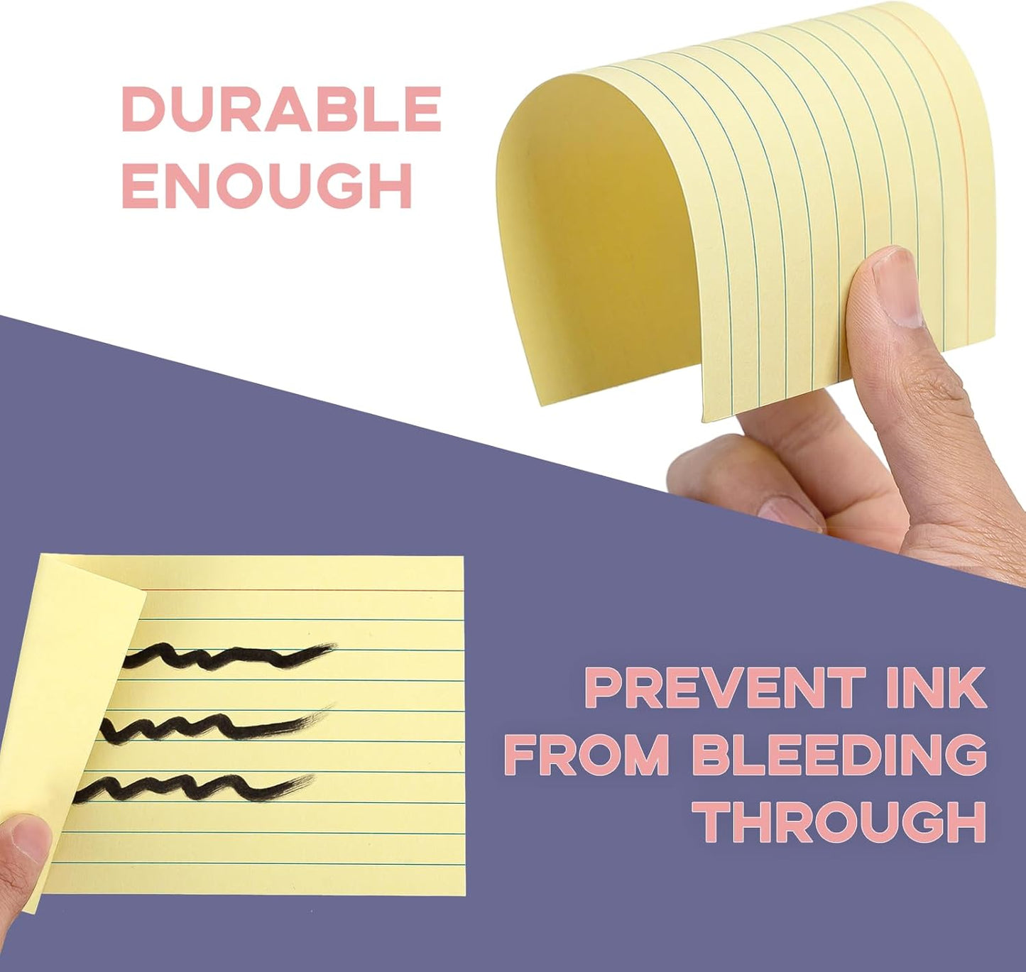 Colored 4x6 Index Cards Ruled-Goefun 300 Sheets Lined Note Cards 4 x 6 Color Flashcards for Studying, Note Taking, To Do List