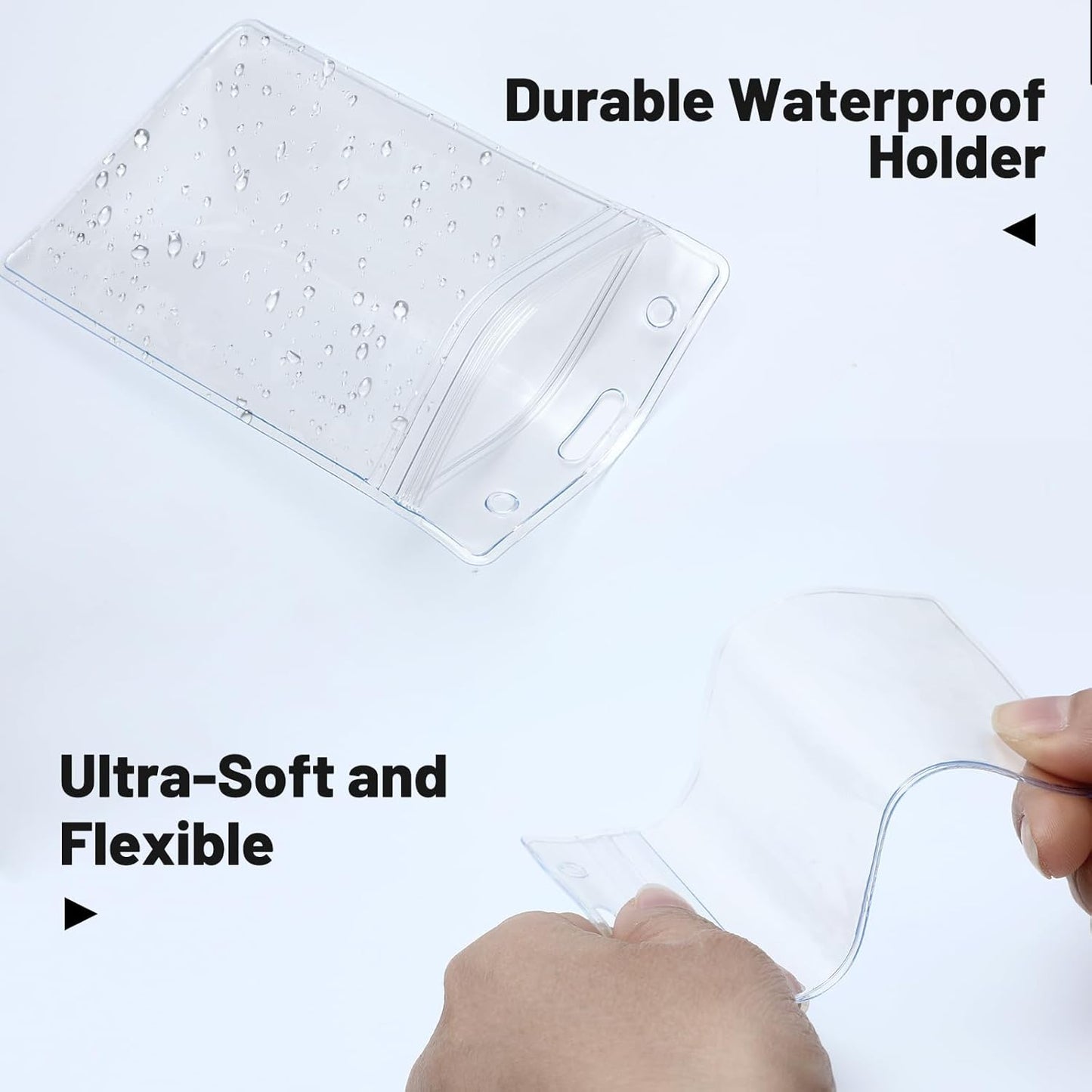 24-Pack Yellow Breakaway Lanyards with Waterproof Badge Holders, Metal Hook,Polyester Neck Straps for ID Cards, Events, Office, and Schools