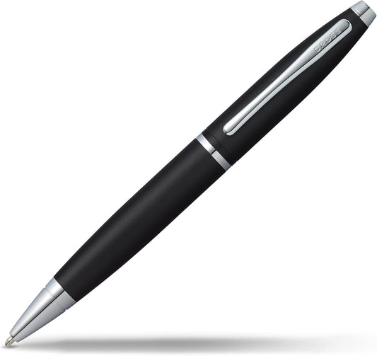 Cross Calais Refillable Ballpoint Pen Presented in a Luxury Gift Box - Medium Point, Black Ink, Matte Black