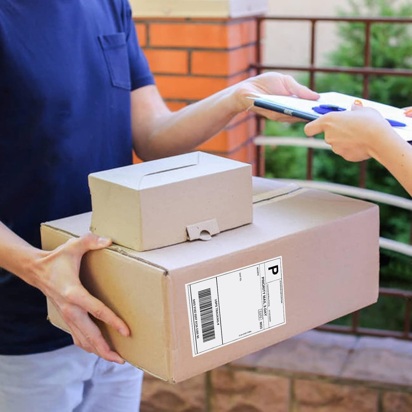 Coopaty Half Sheet Shipping Labels for Laser and Inkjet Printers 8.5 x 5.5 Mailing Address Labels, Permanent Adhesive (800 Sheets, 1600 Labels)