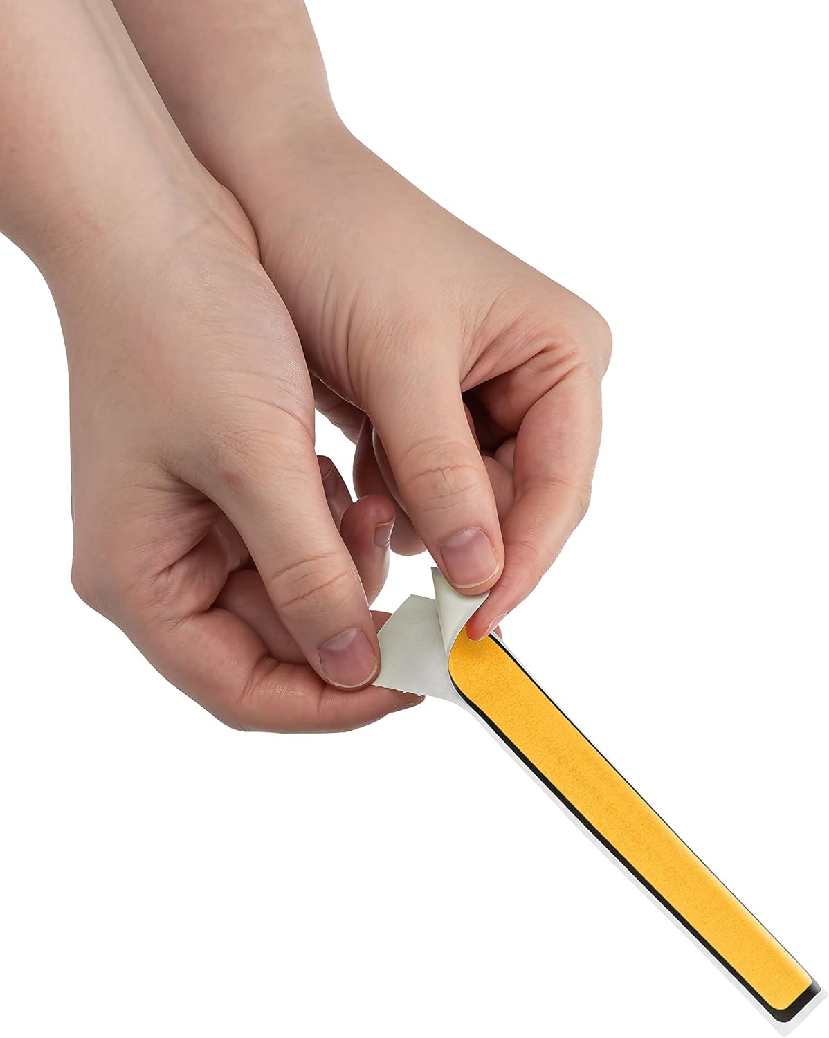 Carstens Adhesive Sticker Labels, 5 3/8” x 1”, Binder Labels for 1” Ring Binder Spines, Goldenrod, Roll of 200