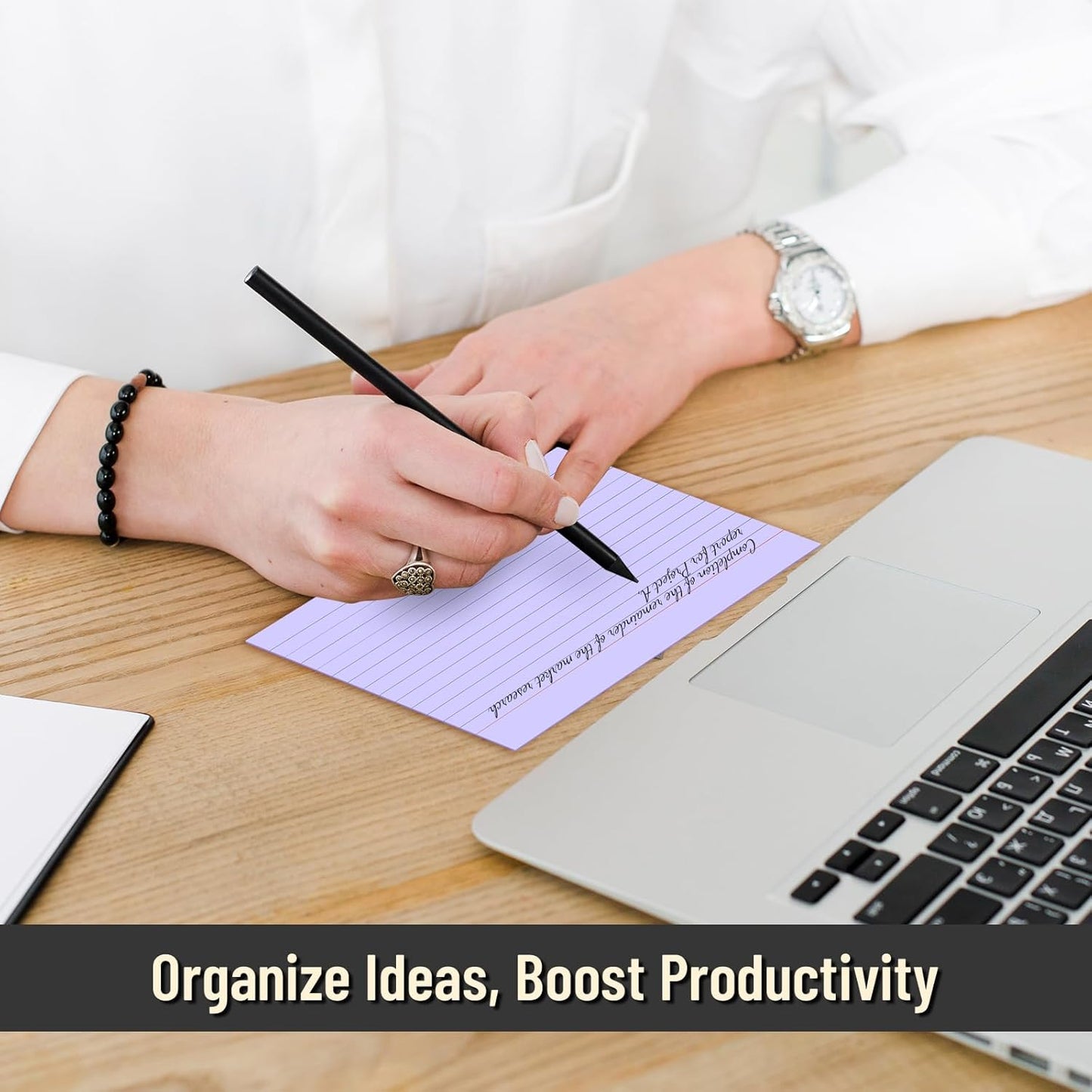 200 Pcs Index Cards 4 x 6 Inch Ruled Purple Index Cards, College Ruled Flash Cards for School, College, Office and Home Organization, Durable Study To Do List Note Cards with Ruled Lines, 5 Pack of 40