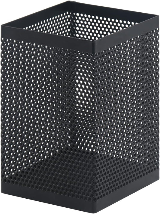 Comix Mesh Pen Holder Desk, Wire Pencil Holder with Foam Pad and Non-Slip Bottom Office Supplies Desk Organizer for Home Office School, 1 Pack