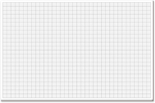 Graph Paper Pad - 30 Sheets/60 Pages, 24" x 36" Large Graph Paper 1" and 1/4" Ruled Grid Paper for Engineer Architect Designer Mathematician Draftsmen Sketch House Commercial Building Plan Drafting