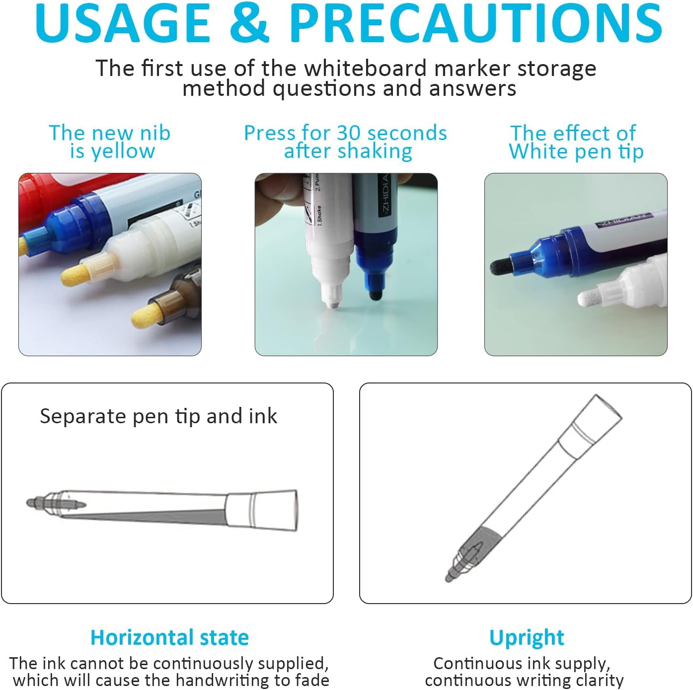 Dry Erase Markers for Black Glass Board, 2-in-1 Magnetic Chalkboard Spray Eraser & Washable Reversible Dual Tip Liquid Chalks - Bullet & Fine Point for Window Acrylic Refrigerator