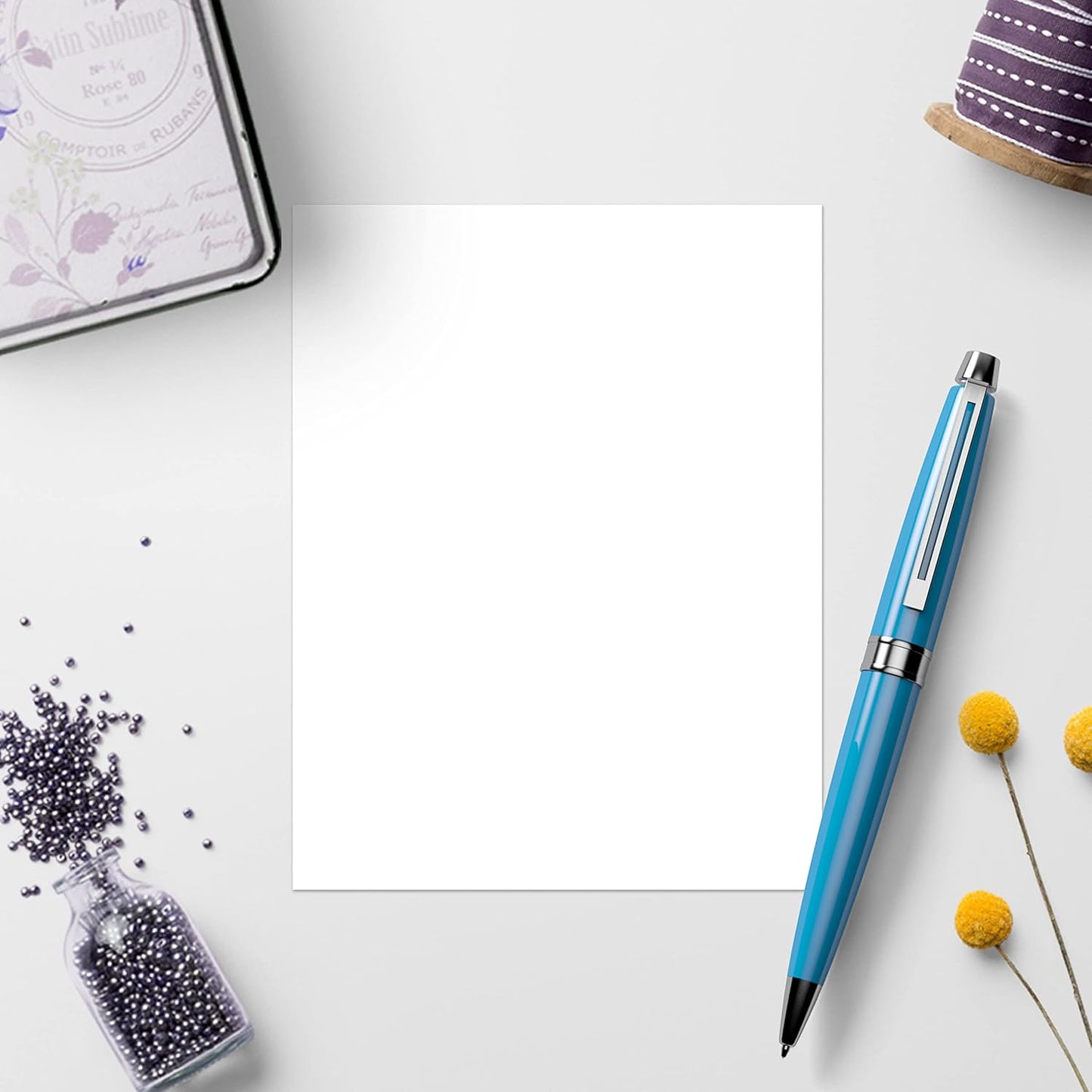 321Done 2-Part Blank Carbonless Pad, 4.25x5.5 Portrait, Made in USA, Handheld Duplicate Copy Booklet for Notes, Scratch Pad, Sketchbook, Craft Boutique Business Receipt (50 Sets) White/Yellow