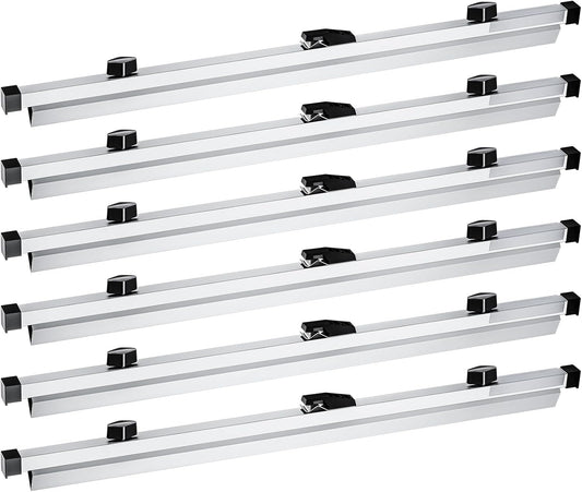 Estune Blueprint Hanging Clamps Binding Strips Storage for Construction Paper Poster Plans Drawings Arts (6, 24 Inches)