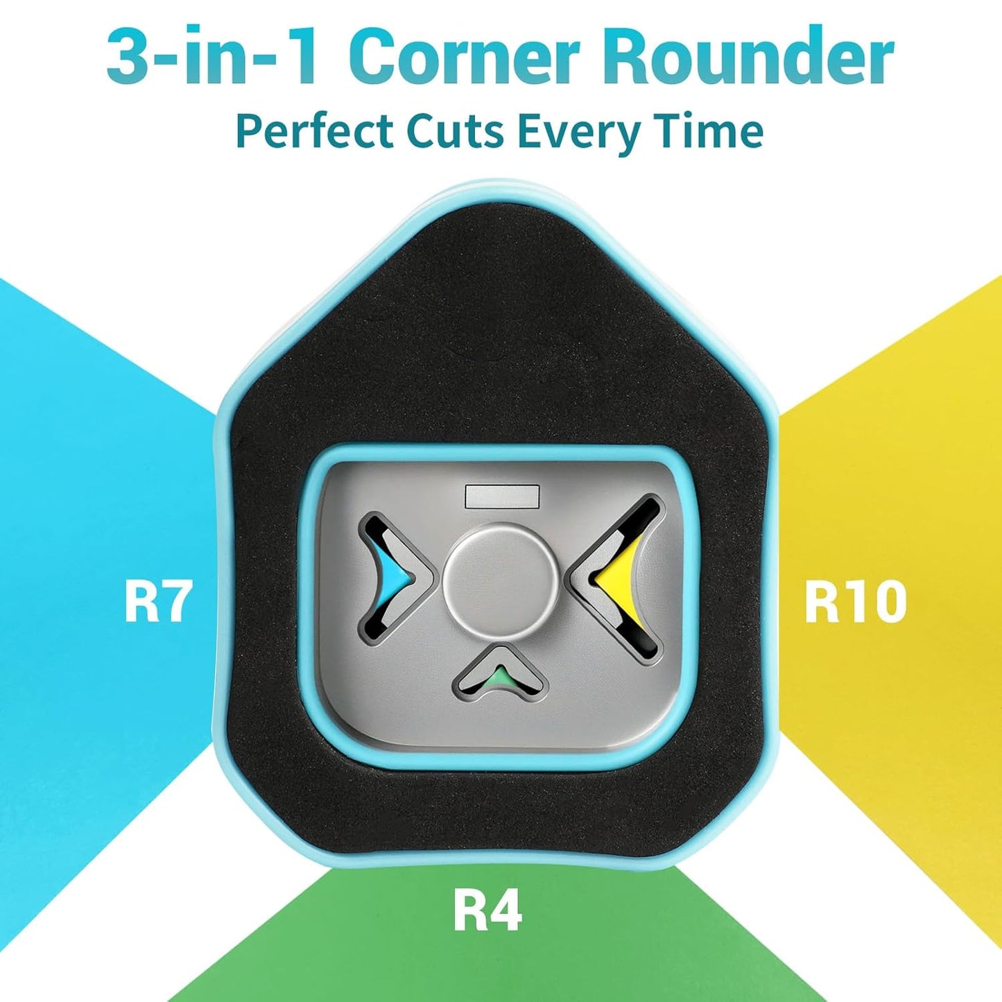 Corner Rounder Punch, Corner Cutter and Paper Punches for Crafting, Rounded Corner Punch for Journaling & Scrapbook Supplies, Card Making, Paper Crafts, Laminate, Cardstock, DIY Projects, Photo