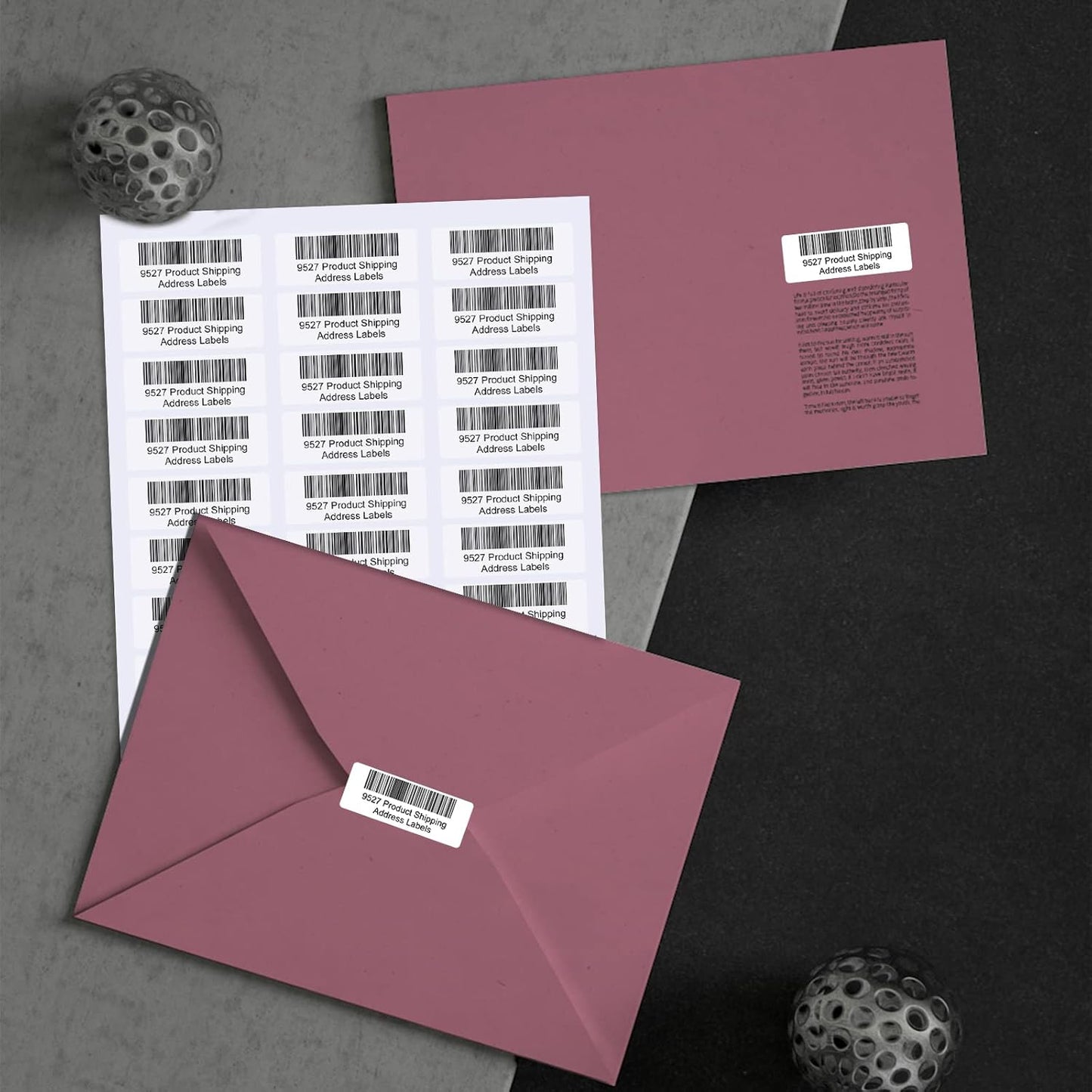 9527 Product 30 up 1 x 2-5/8 Sticker Labels Shipping Address Labels 500 Sheets SKU Labels for Laser/Ink Jet Printer,Total 15000 Labels