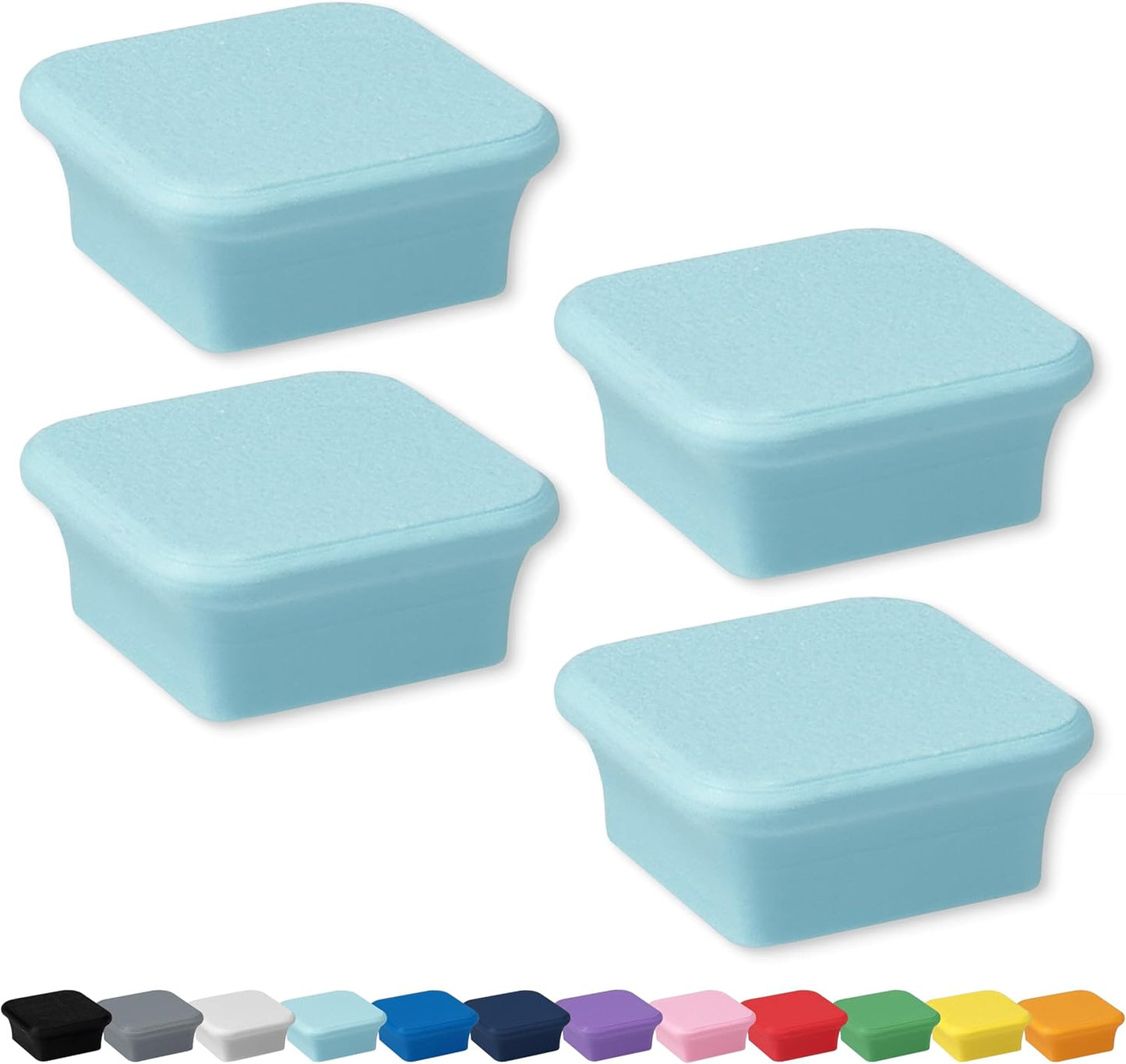 Glassboard Studio MiniBar Magnet - Strong Neodymium Rare Earth Magnets for Fridge, Whiteboard, Locker & Magnetic Glassboards - Ideal for Crafting & Office Use - Strong Fridge Magnets (Ice Blue, 2)