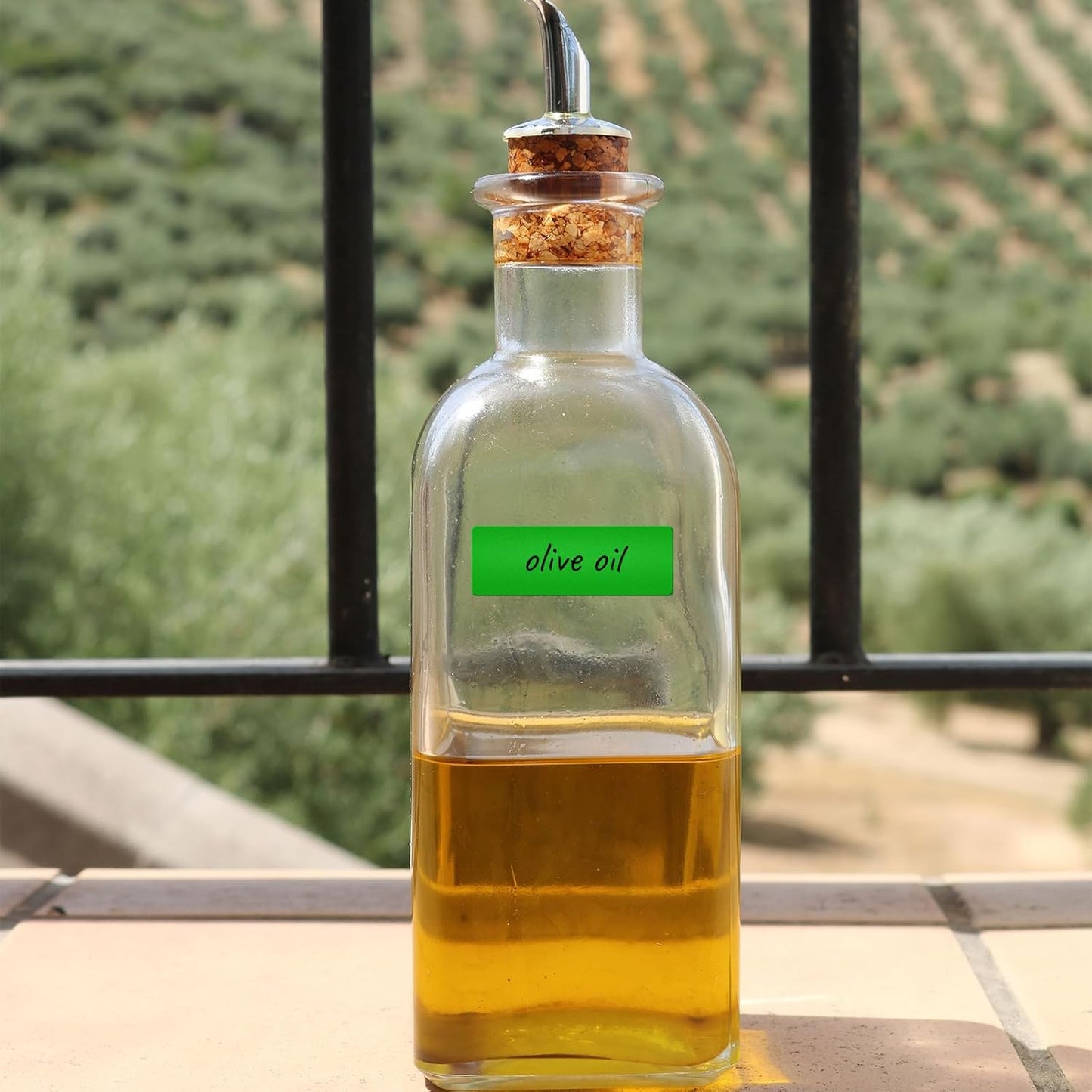 Green Rectangle Stickers 2 x 1 Inch Color Coding Labels Vinyl Roll Self-Adhesive Waterproof Removable 500 PCS