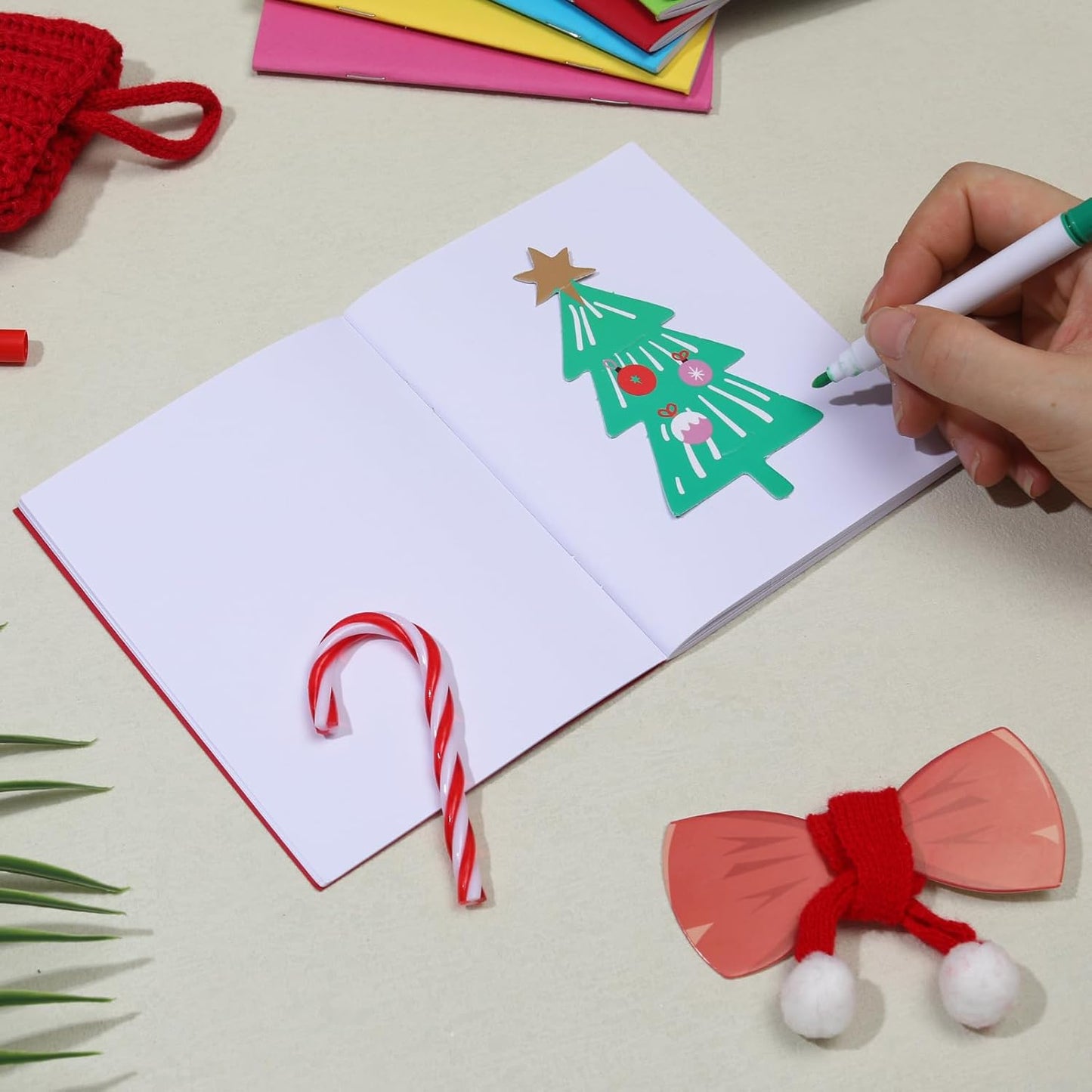 48 Pack Blank Books for Kids to Write Stories, Mini Notebooks Bulk Small Unlined Journals for Arts & Crafts, Drawing, Sketching - 6 Bright, Fun Colors - 4.3 x 5.6 In