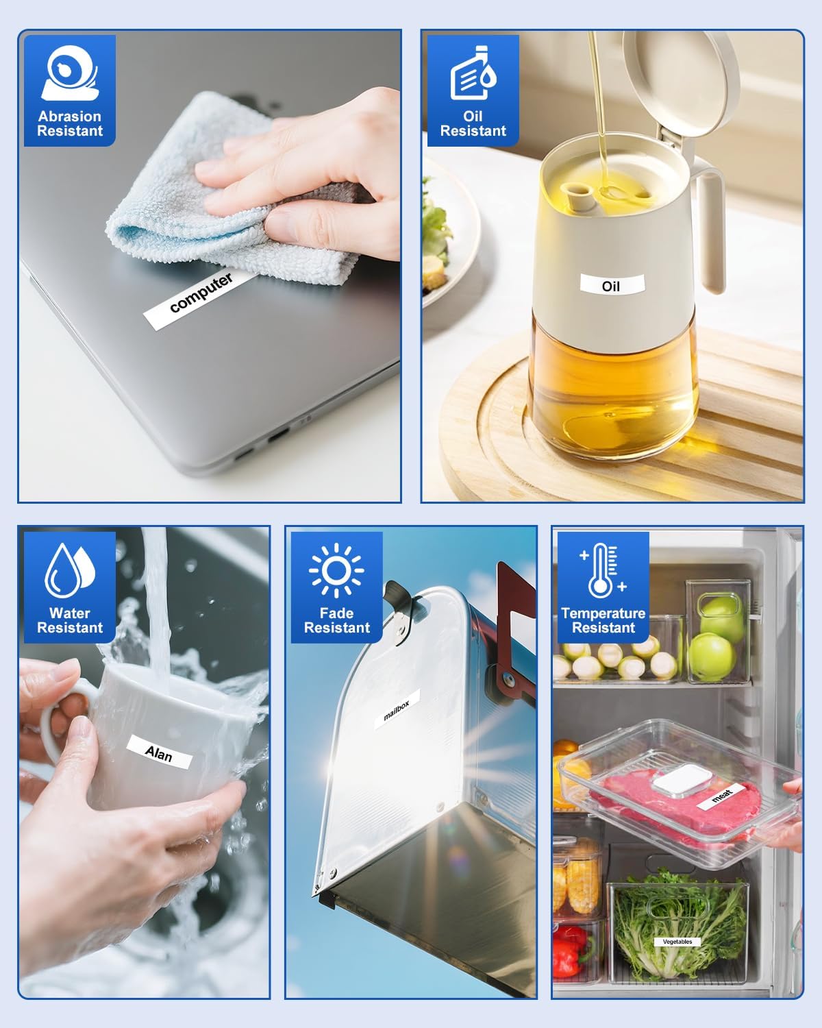 Tze121 9mm 0.35" Laminated Clear Tape Compatible for Brother 9mm Label Tape Tze-121 Tz-121 P Touch Tz Tze 9mm 3/8" Black on Clear Label for PTH110 PTD210 PT-D220 PTD400 PT-D610BT, 4-Pack