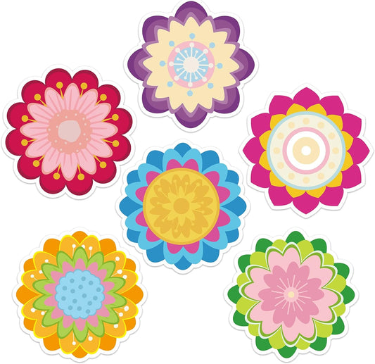 600 Pieces Flowers Sticky Notes, Colorful Flower Sticky Note Pads Flowers Shape Sticky Memo Pads Floral Self Stick Notepads for Teachers Students Home Office Classroom School Supplies