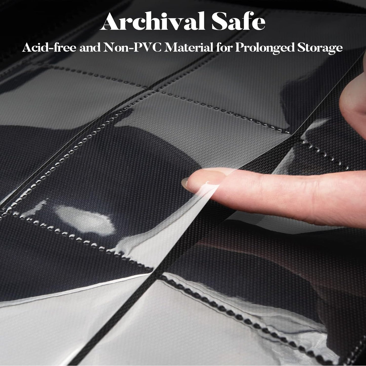 9 Pocket Zipper Card Binder, Fabmaker 360 Trading Card Holder Book, Premium PU Cover Zip Binder for Cards, Durable Side Loading Card Folders Album for MTG, TCG, Game Cards, Sports Cards, Red