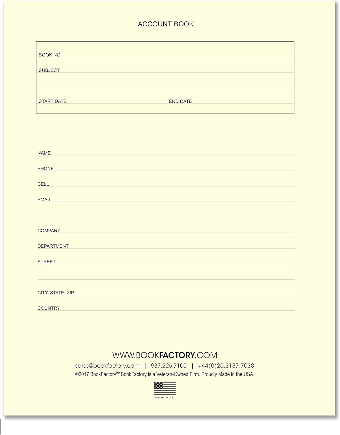 BookFactory Account Book/Ledger Book/Accounting/Account Notebook (4 Column/Four Columns Columnar Book Format) - 168 Pages, 8'' x 10'', Burgundy Cover, Section Sewn Hardbound (ACT-168-S4CM-A-LMT16-AX)