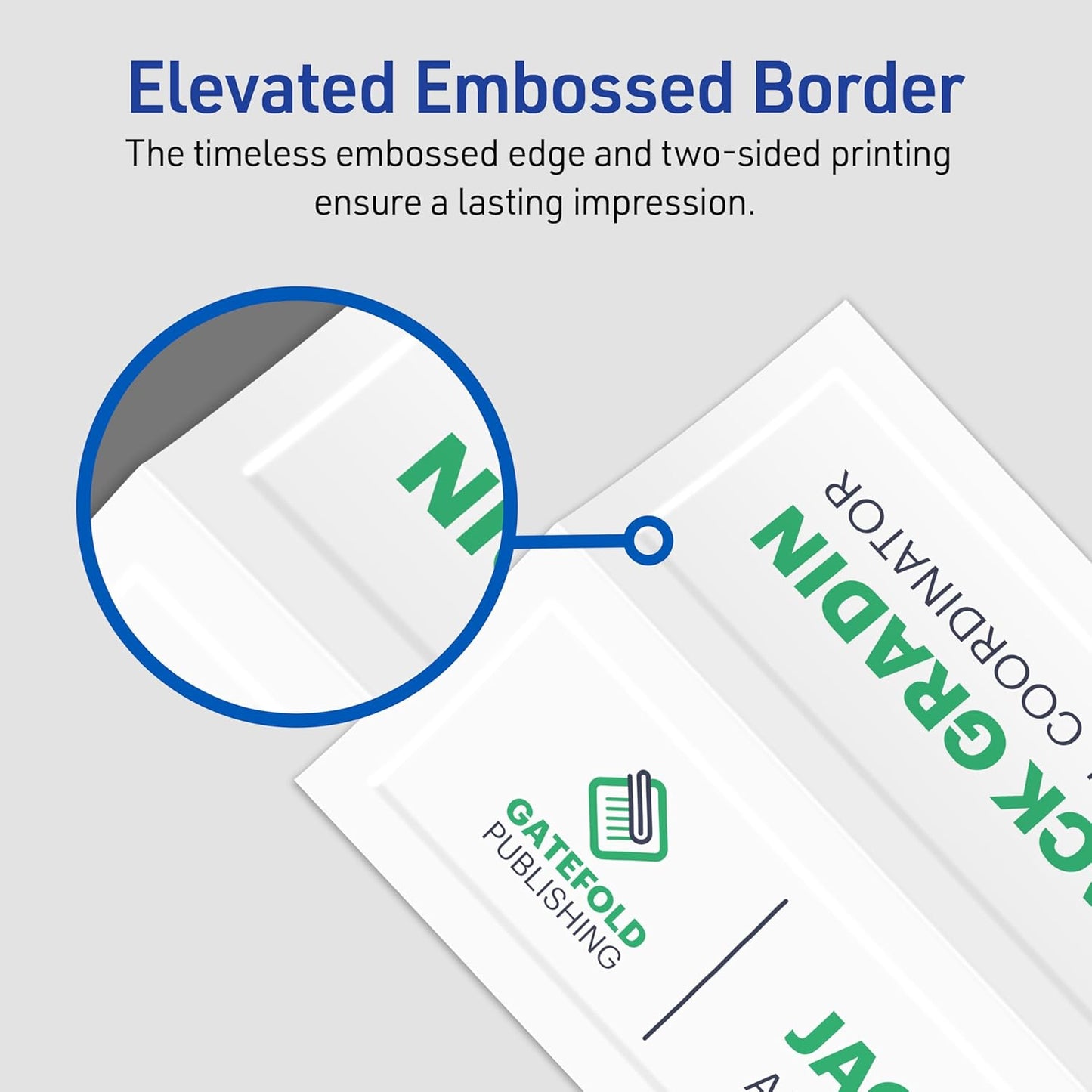 Avery Printable Tent Cards, 3.5" x 11", White with Embossed Border, 50 Blank Place Cards for Laser and Inkjet Printers (5309)