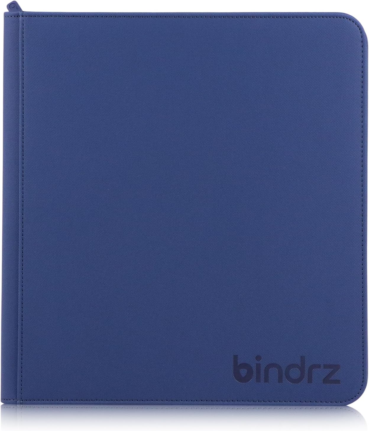 12 Pocket Zipper Binder for 480 Sleeved Trading Cards - Side Loading Pockets Album - Archival Safe Material and Compatible with TCG MTG and Sports Collectibles (Blue)