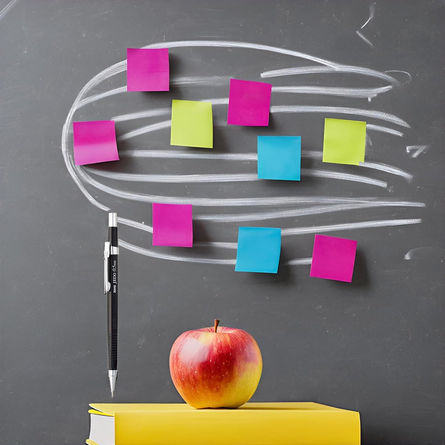 JAVAPEN 0.5 mm Mechanical Drafting Pencils – 12-Pack, Precision Lead, Anti-Roll Hex Barrel, Built-in Eraser, Smooth Writing – Made in Korea