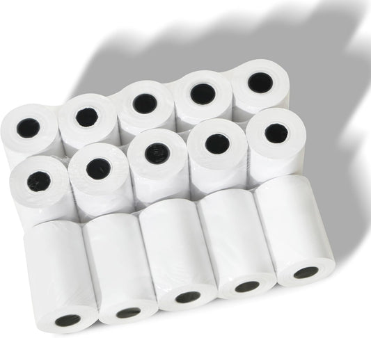 2-1/4"" x 75' Thermal, 25 Rolls, Compatible with Verifone Vx520, Ingenico ICT220 ICT250, First Data FD400, Veeder Root TLS350, and More