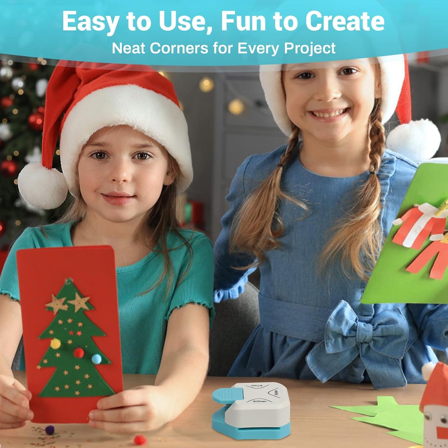 Corner Rounder Punch, Corner Cutter and Paper Punches for Crafting, Rounded Corner Punch for Journaling & Scrapbook Supplies, Card Making, Paper Crafts, Laminate, Cardstock, DIY Projects, Photo