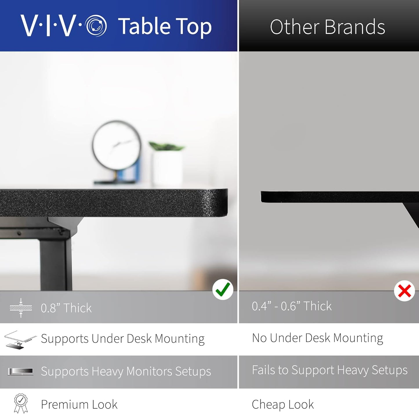 VIVO Electric Corner L-Shaped 75 x 63 in Standing Desk, Memory Height Adjustment, Black Top Black Frame, DESK-E3CTB-75