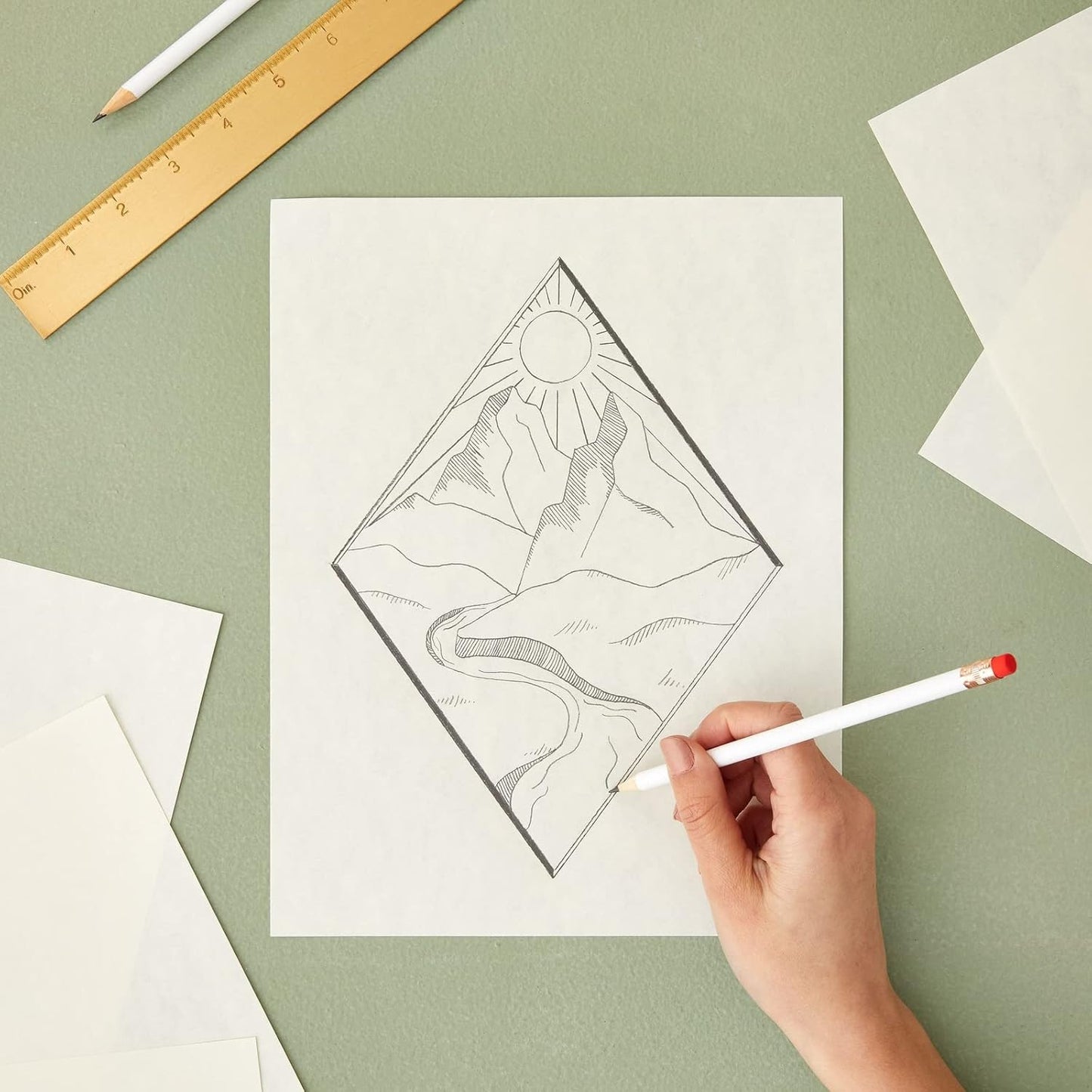 Best Paper Greetings Parchment Diploma Paper - 96 Sheets, 8.5 x 11 In, Cream, 90 GSM - Vintage Textured Certificate Paper for Printing Diplomas, Resumes & Awards