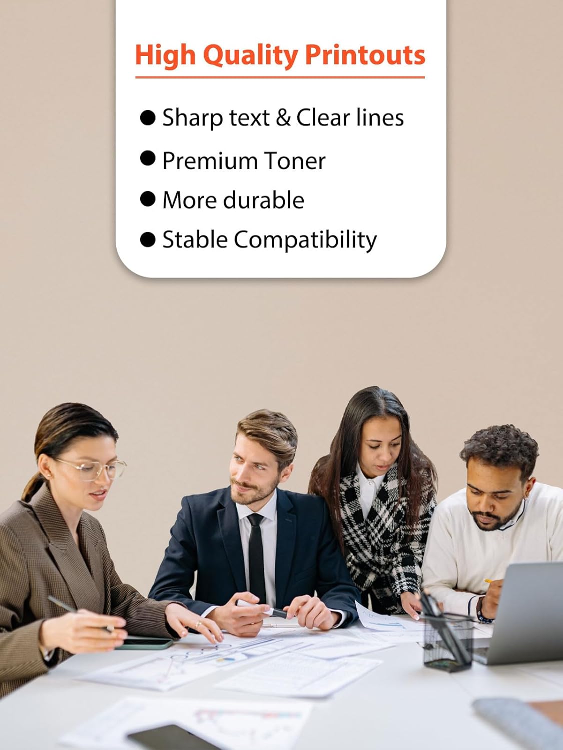 50F1H00 501H Toner Cartridge Compatible Replacement for Lexmark 501H 50F1000 for MS310dn MS312 MS410dn MS510dn MS610dn MS312dn MS315dn MS415dn(5,000 Pages 2 Pack Black)