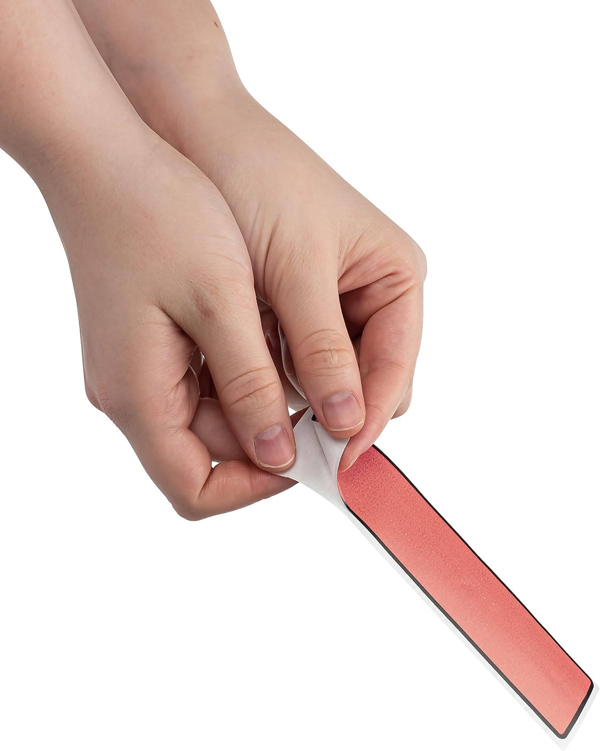 Carstens Adhesive Sticker Labels, 5 3/8” x 1 3/8”, Binder Labels for 1.5” – 4” Ring Binder Spines, Rose, Roll of 200