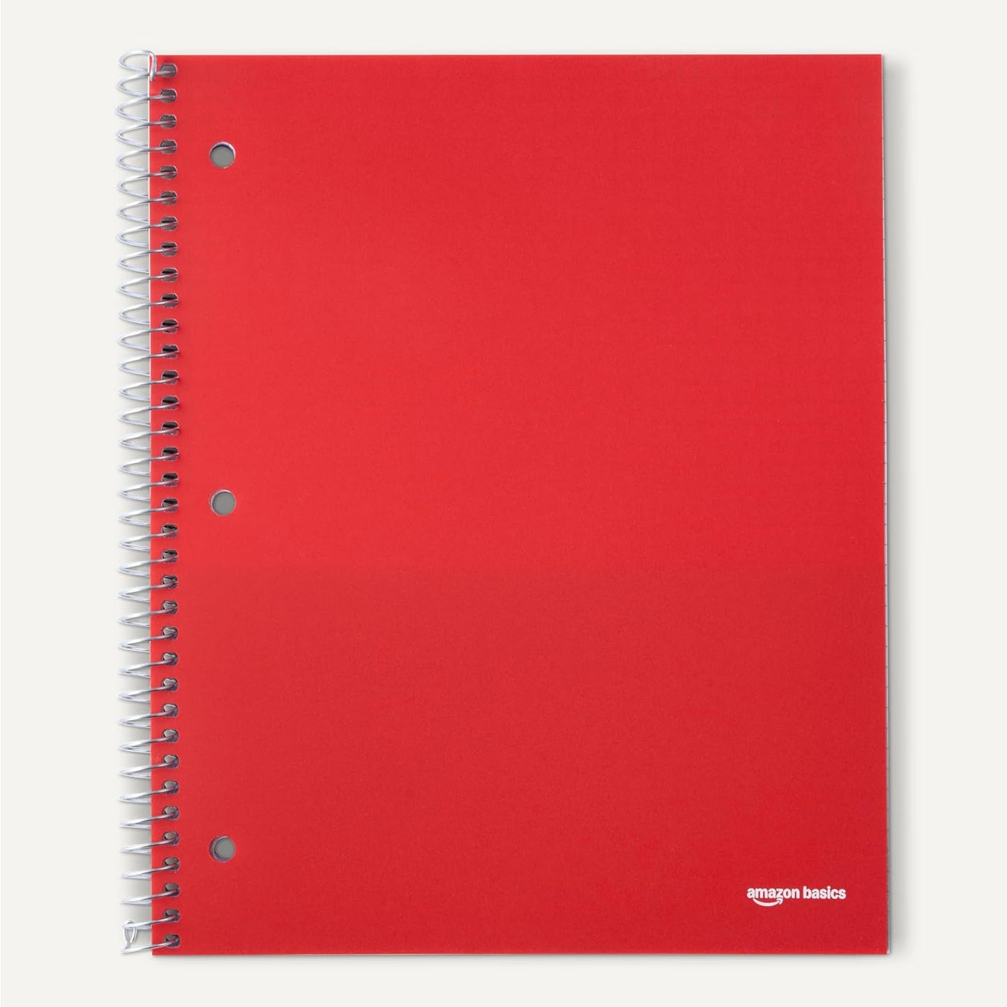 Amazon Basics 4x4 Graph Ruled Spiral Notebook, Poly Cover, 100 Sheets, 11" x 9", 3 pack