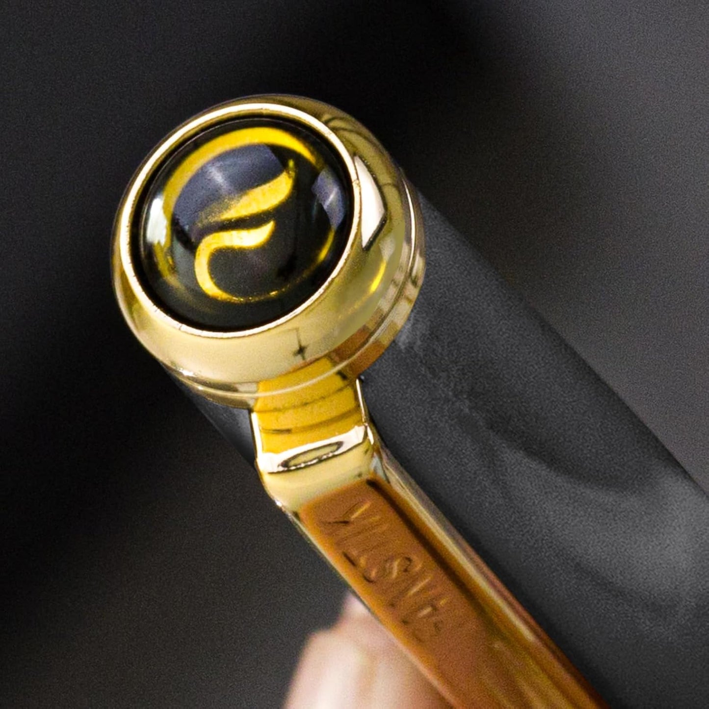 Customized Silver&Gold Luxury fountain pen (Made In USA) fancy gift set for women, Real 24K Gold Plating, Professional executive pen gift set for men (Lux Custom-fountain Silver-Gold)