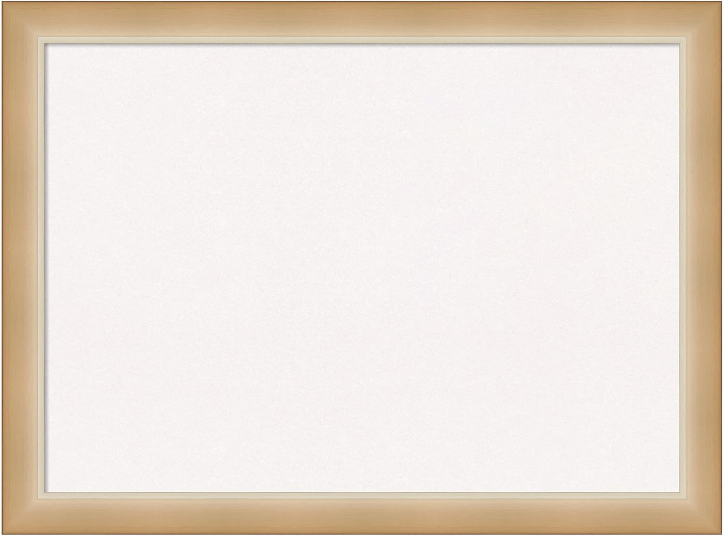 Amanti Art White Cork Board for Wall, 23x31 Vision Board with Gold Frame, Medium Corkboard Office Decor for Home Organization, Modern Contemporary Corkboard Pinboard to display items for home