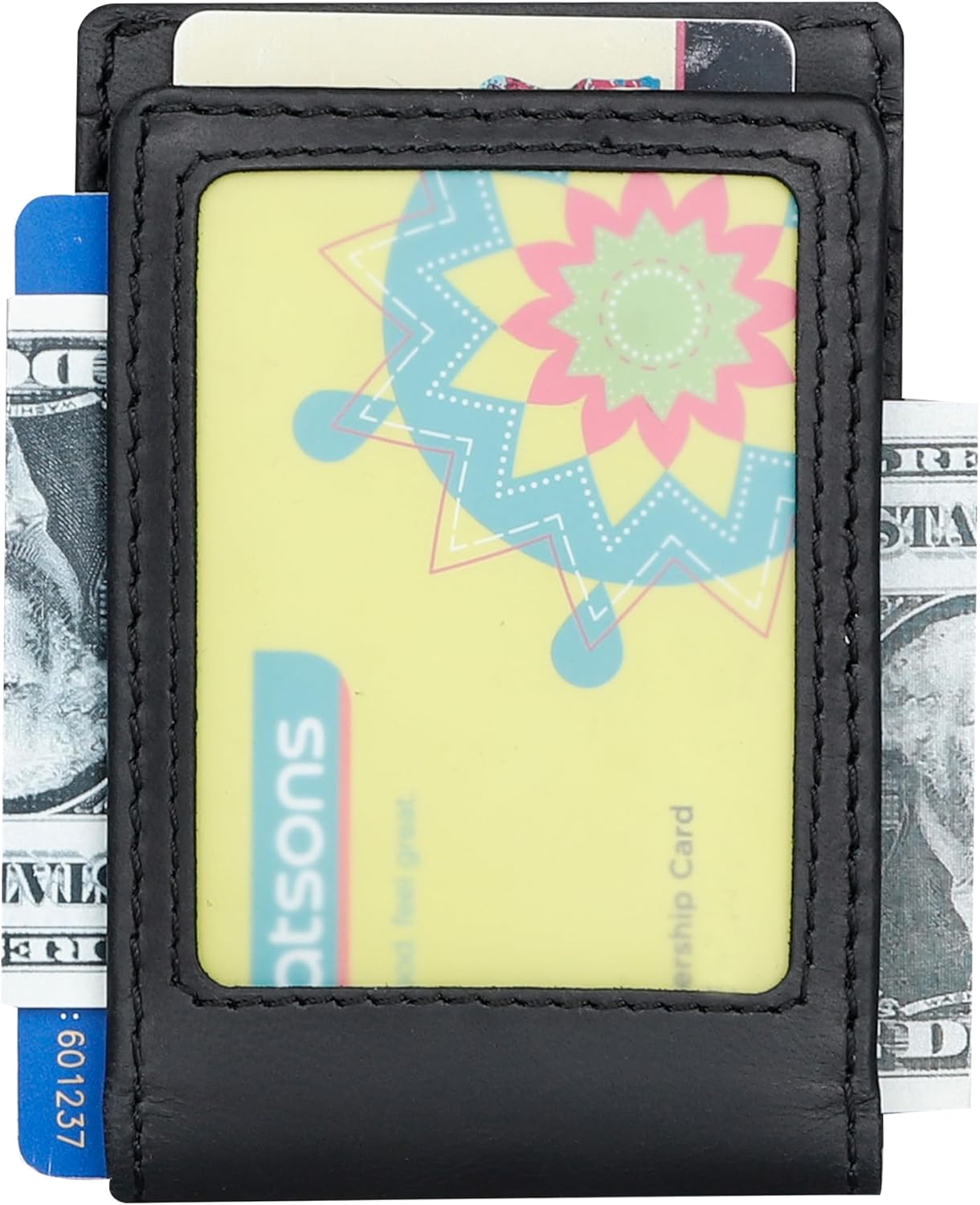 Levi's Men's RFID Slim Everyday Front Pocket Card Case Wallet