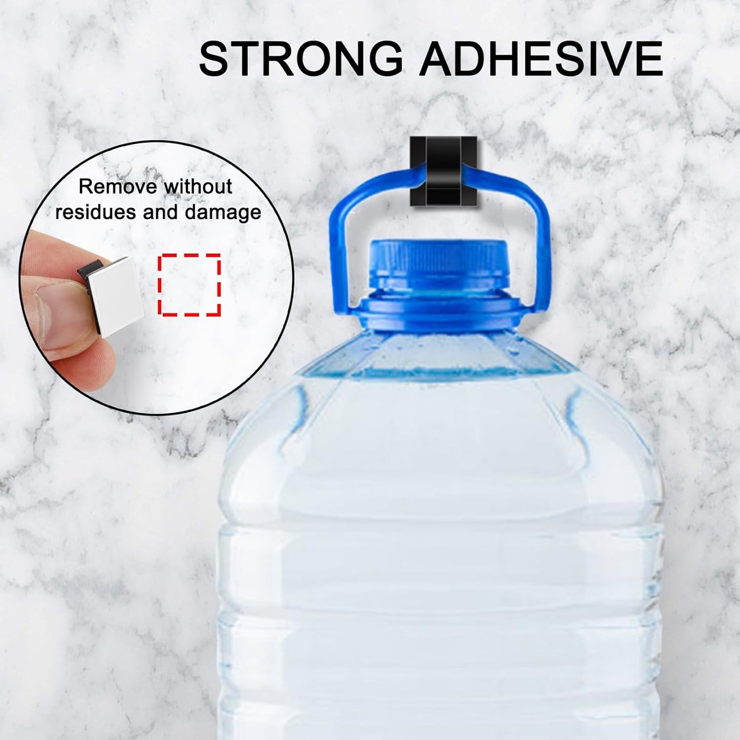 130 Pcs Cable Clips, Adhesive Cable Organizer Cord Holder Wire Clip Wire Management Self Adhesive Hooks Wire Holder for Office, Home(Black, 130PCS-Large)