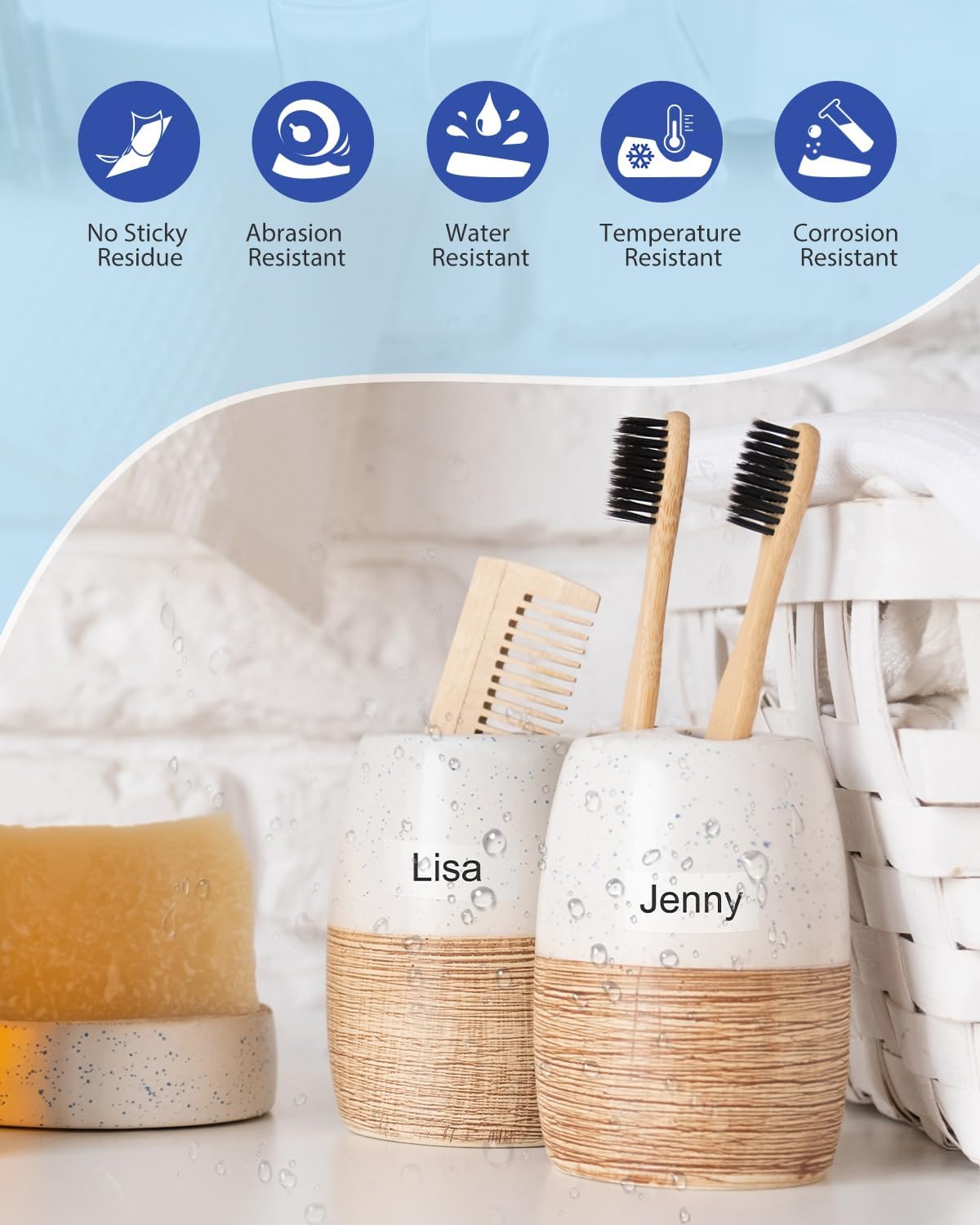 TZe-141 18mm 0.7 Laminated Clear Tape Compatible for Brother TZe141 Tz-141 P Touch 3/4" TZe TZ Tape for Brother Ptouch PT-D610BT PT-D400 PT-D600 PT-D410 PT-D460BT Label Maker, Black on Clear, 4-Pack